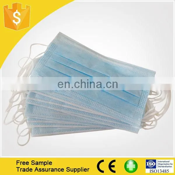 Non-woven Surgical Mask Disposable Medical pp Mask 3 Ply Earloop photo-2