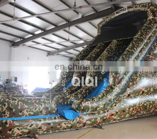 Camouflage Design Inflatable Slide for Adult Outdoor Amusement Game photo-2