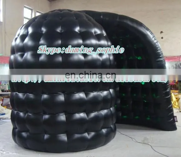 LED Lighting Inflatable Black Photo Booth for Sale photo-2