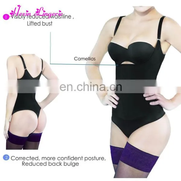 Bulk Stocks Oem Black Adjustable Women Body Shaper High Waist photo-6