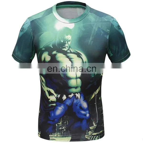 Custom Blank Fitness Wear Short Sleeve Training Clothing Gym Wear Compression Tights Rash Guard Swim photo-6