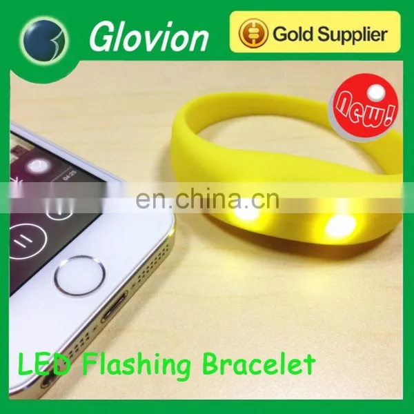Newest Silicone Bracelet With Light Led Light Bracelet for Party Silicone Led Light Bracelet for Party photo-3