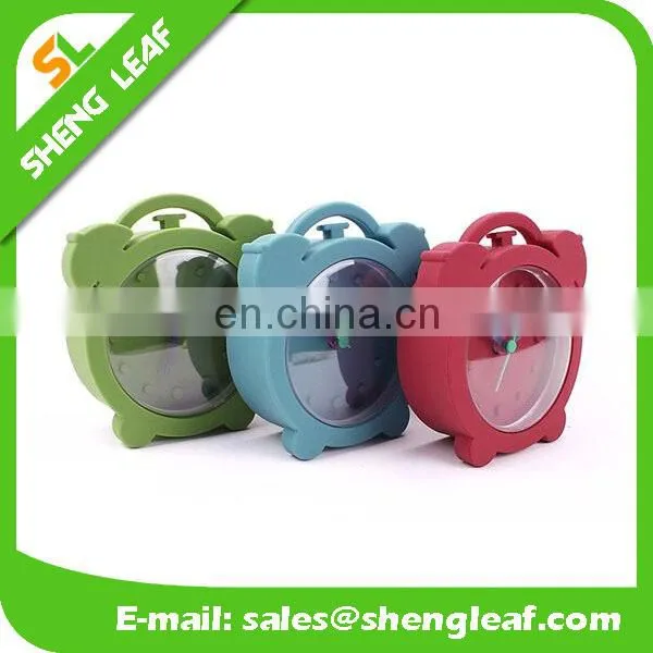 Candy Color Lie-ins Electronic Alarm Clock Silicone Cartoon Alarm Clock photo-3