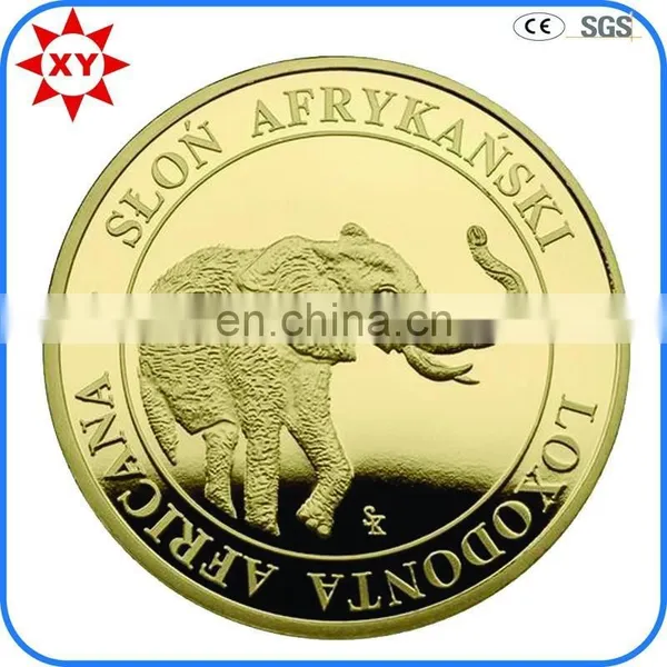 Metal Craft Gold Eagle Coins Euro With Magnet photo-5