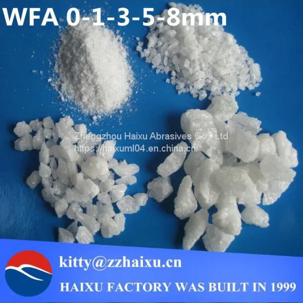 Refractory Matter Fused White Aluminium/Alundum Oxide Fraction