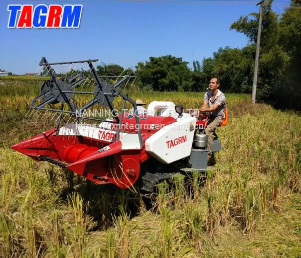 Agricultural Professional Supplier Mini Combine Wheat Harvester / Rice Harvester in Nigeria photo-2