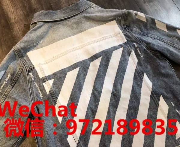 Supply OFF WHITE Tide Brand Denim Jacket, Sweater, Sports Pants Original Single Source photo-3