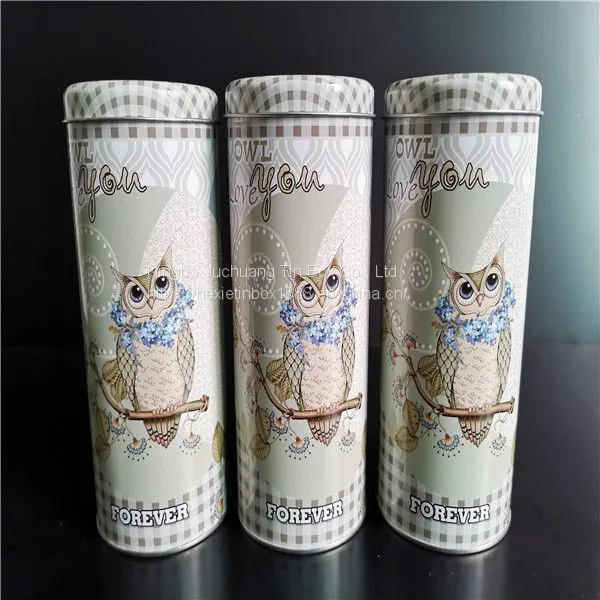 For Biscuit Cookie Christmas Round Tin Letterpress Printing photo-3