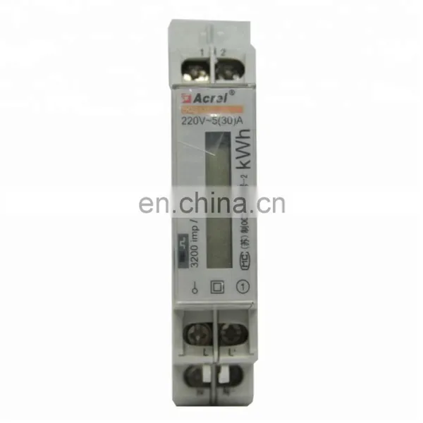 RS 485 /Modbus -RTU KWH Energy Meter DIN Rail Single -phase Energy Meter 1.0 Class TS35mm Giude Rail Meter photo-5