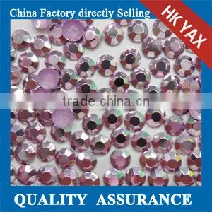 0909C China Manufacturer Sliver Round Flat Back Iron On Octagon Rhinstud, China Iron On Octagon, Wholesale Iron On Rhinestud photo-3