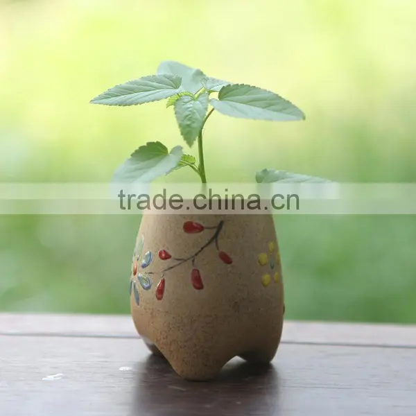 Chinese Cheap Ceramic Flower Pots Wholesale photo-2