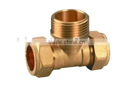 OEM High Quality Brass Screw Compression Fittings for Copper Pipe photo-6