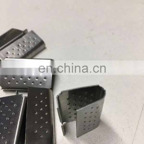 Galvanized PET Strapping Seal/serrated Seal/strapping Buckle With Print photo-3