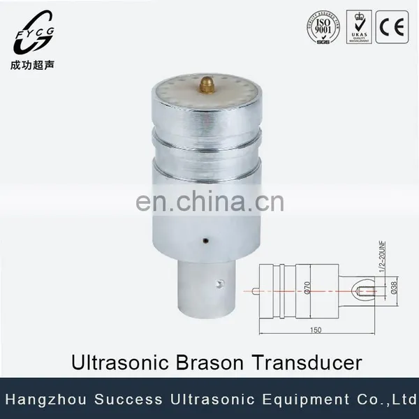 Factory Direct Sale 20khz 11000-12000pf Ultrasonic Branson Transducer High Amplitude Ultrasonic Welding Transducer for Branson photo-4