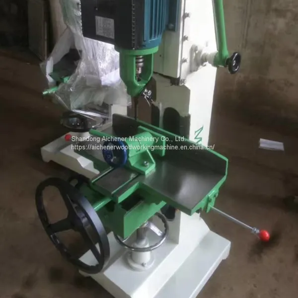 MZ1610 Woodworking Chain Mortiser Machine Square Hole Drilling Machine Chisel Mortising Machine photo-2
