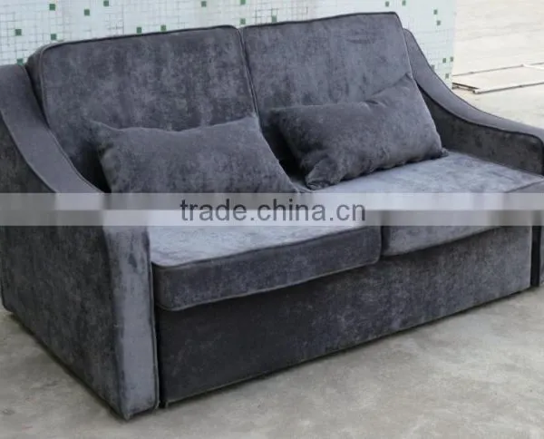 Modern Convertible Bending Wood Hotel Fabric Sofa Bed photo-4