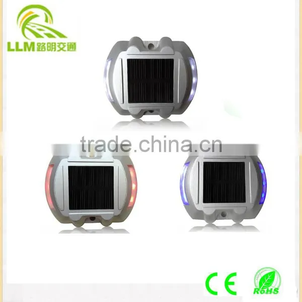 High Visibility Horseshoe Shape Reflective Aluminum Solar Road Stud