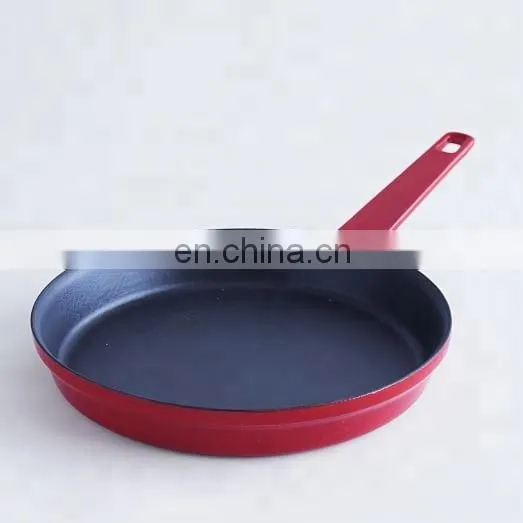 3 Section Enameled Pancake Over Sized Cheap Price Skillet With Lid photo-5