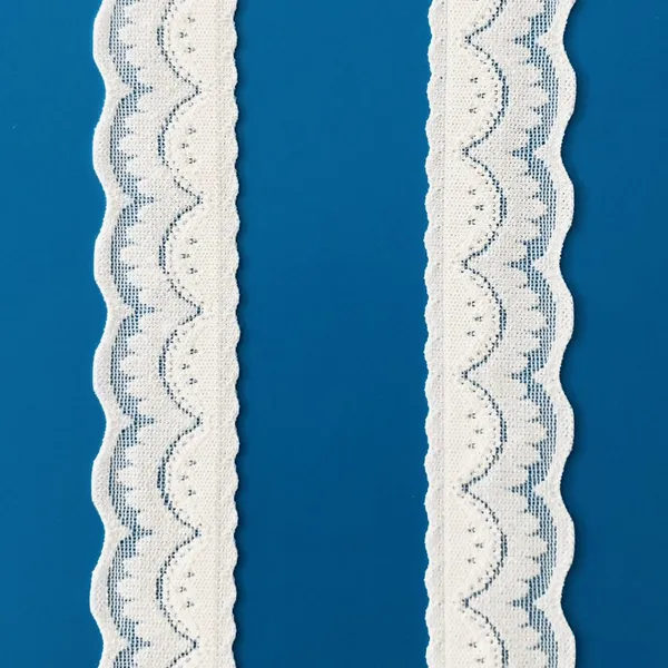Wholesale Lace Trim Flower Elastic Lace Ribbons for Craft Gift Package Decoration Wedding Headbands photo-4