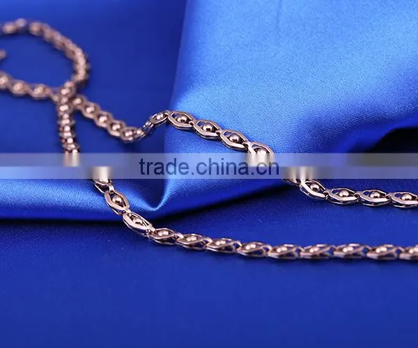 Luxuriant Coffee Gold Plated Link Chain Decorative Chain Necklace Jewelry Chain photo-4