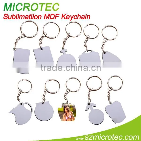 3mm Sublimation Blank Mdf Keychain photo-2