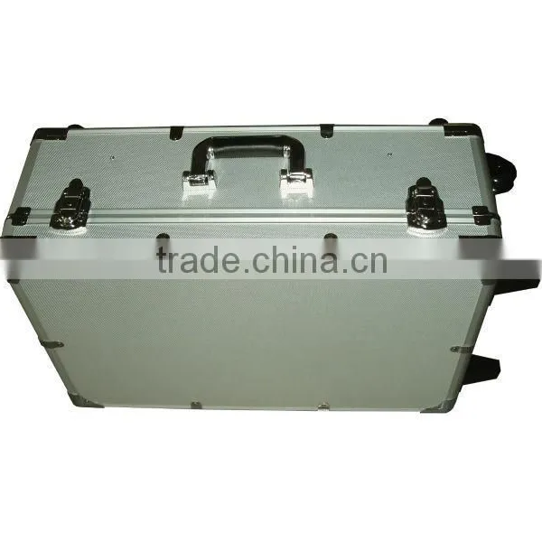 Hot Sale Aluminum Trolley Hard Case Luggage Case photo-3
