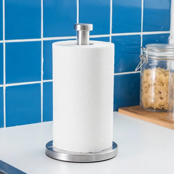 Hotel Stainless Steel Black Toilet Paper Holder photo-2