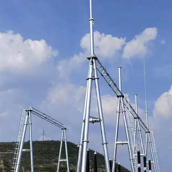 High Voltage 15m 25m 30m 35m Galvanized Steel Tubular Monopole Electric Power Pole Tower for Transmission Line or Telecommunication Price for Sale photo-5