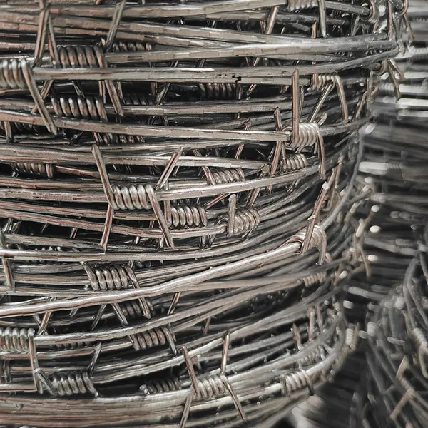 Wholesale Price Barbed Wire Fence PVC Galvanized Barbed Iron Wire Per Roll Customized Size Protective Barbed Wire Coil photo-4