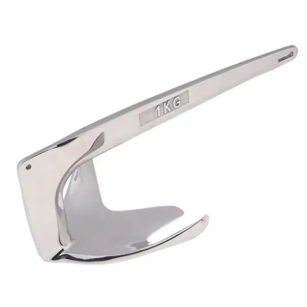 Heavy Duty Marine Grade Polished 316 Stainless Steel Bruce Style Claw Force Boat Anchor photo-2