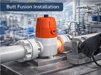 PVDF Diaphragm Valve SYGEF Standard Stroke Limiter Butt Fusion for Chemical System photo-3