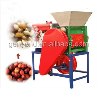 Ivory Coast Wholesale Fresh Coffee Beans Peeler /peeling Cocoa Sheller Machine photo-4