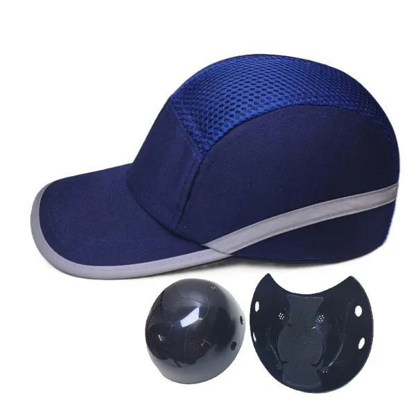 Reflective Head Protection Safety Caps EN 812 Bump Cap Insert for Baseball Caps