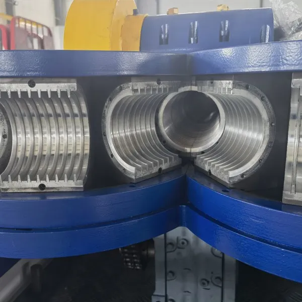 Plastic PVC PP PE Single Wall Corrugated Pipe Production Line for Dust Collector and Washing Machine Drain