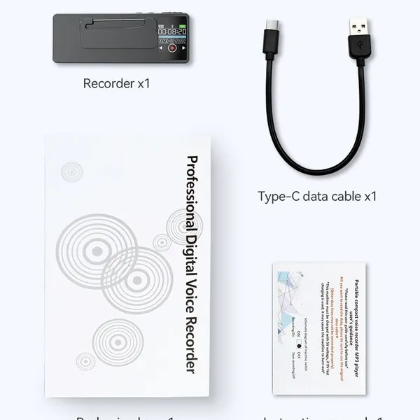 Portable Recording Voice Activated Design Multi Scenario Translation AI Content Organization Summary Recorder photo-5