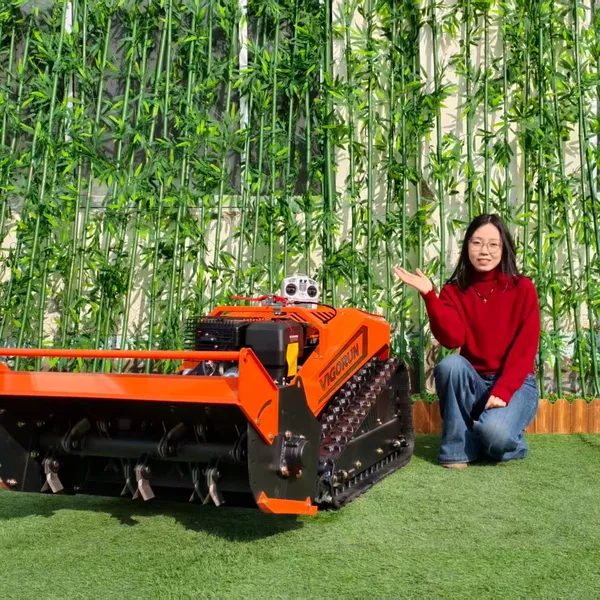 Vigorun MTSK800 Mower Remote Control Pro 12hp Continuous Heavy-Duty Operation Flail Lawn Mower
