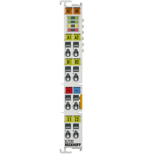 BECKHOFF EL7332 EtherCAT терминал шагового двигателя с 2 каналами 24В постоянного тока, модуль привода для управления движением ПЛК