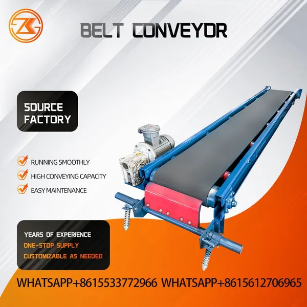 TD75 Light Type Fixed Belt Conveyor Low Cost For Power Plant Fly Ash Grain Silo Ash Handling Equipment photo-5