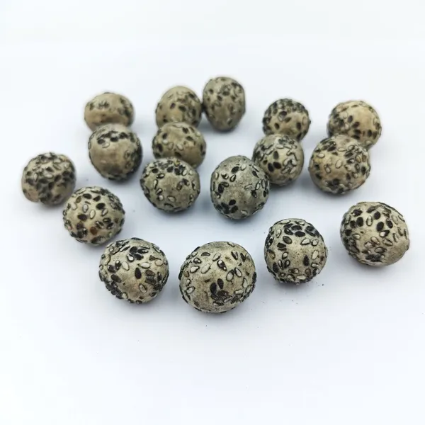 BRCGS Halal Certified Black Sesame Seed Peanut Crackers Non-fried Savory Snacks for Private Label OEM Service photo-2