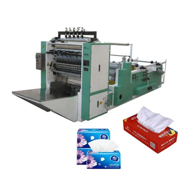 Fully Automatic High-speed PLC-controlled V-Folding Embossing Facial Tissue Machine Production Line With Engine & Gear photo-2