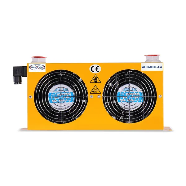 HANXVON HAX-AH0608TL Compact Air-Cooled Oil Cooler for Hydraulic Equipment and Control Systems