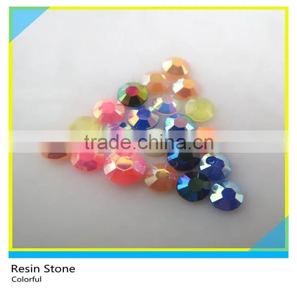 SS10 Iron On Jelly Red Round Loose Resin Stone Hotfix Flatback Epoxy Stone For Motif Transfer photo-3