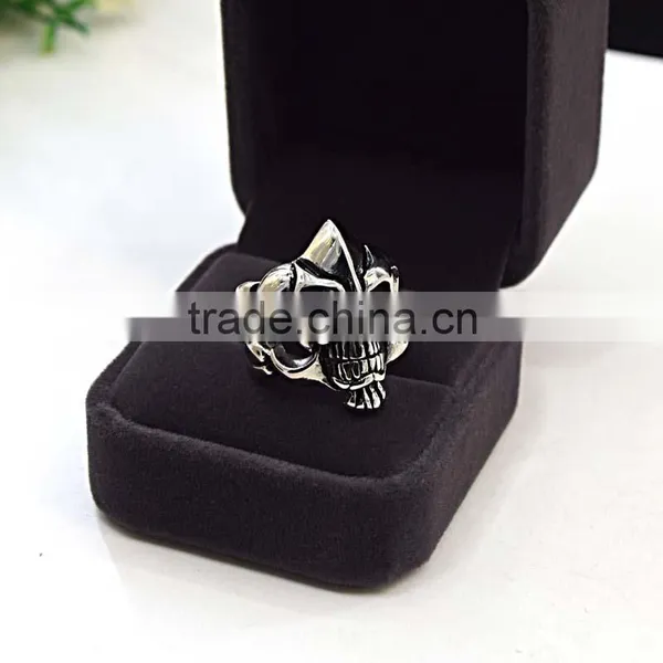 MOQ 3 Piece Latest Silver Fashion Jewelry Finger Ring Designs for Men Supplier's Choice photo-6