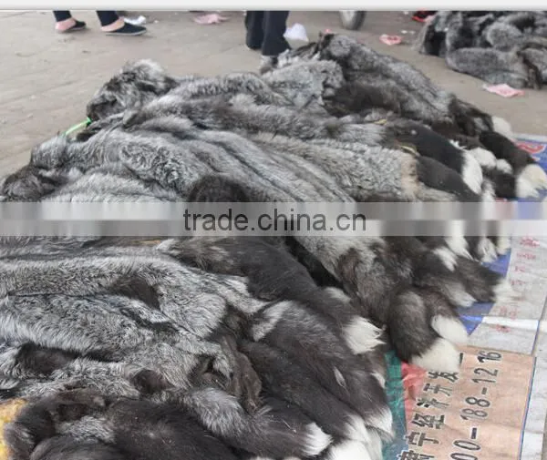 Factory Direct Selling Large Real Animal Fox Fur Skin Can be Dyed Into Different Color photo-2