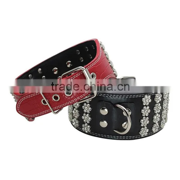 Wholesale 7.5cm Four Rows of Iron Openwork Pet Dog Collars photo-3