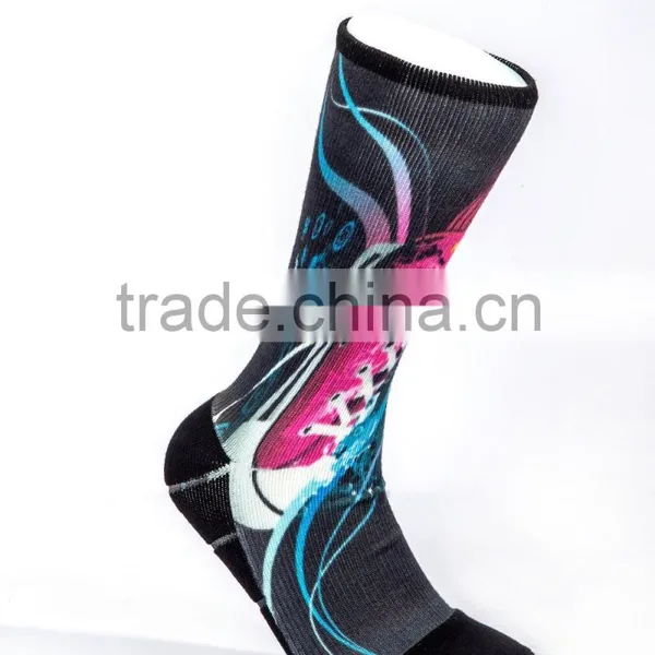 Cheap Price Custom Socks, Digital Sublimation Printing 3D Adult Socks