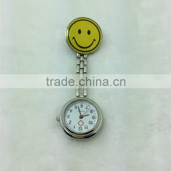 Smile Nurse Watch Nurse Brooch Quartz Watch Strainless Steel Pocket Watches photo-2
