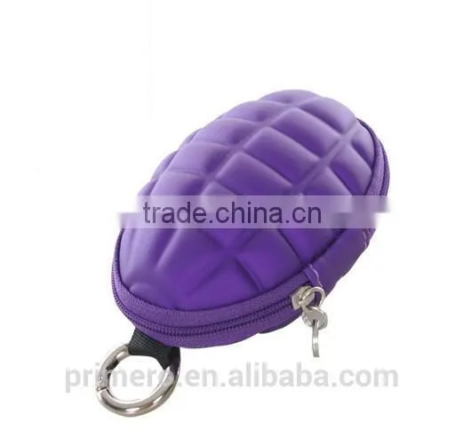 Populared Grenade Shaped Style Hand Zippered Case Coin Pouch Bag Purse Key Wallet photo-6