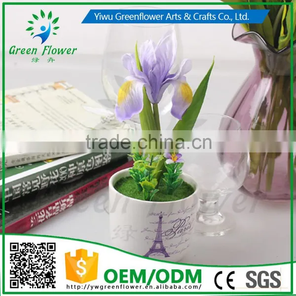 2016 Wholesale Multicolor Latex Artificial PU Flowers Lreland Bonsai Real Touch Bouquet Wedding Bridal Decor Display Flower photo-3