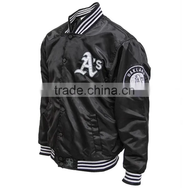 Satin Varsity Jacket,custom Satin Varisy Jacket,customized Satin Varsity Jacket photo-2